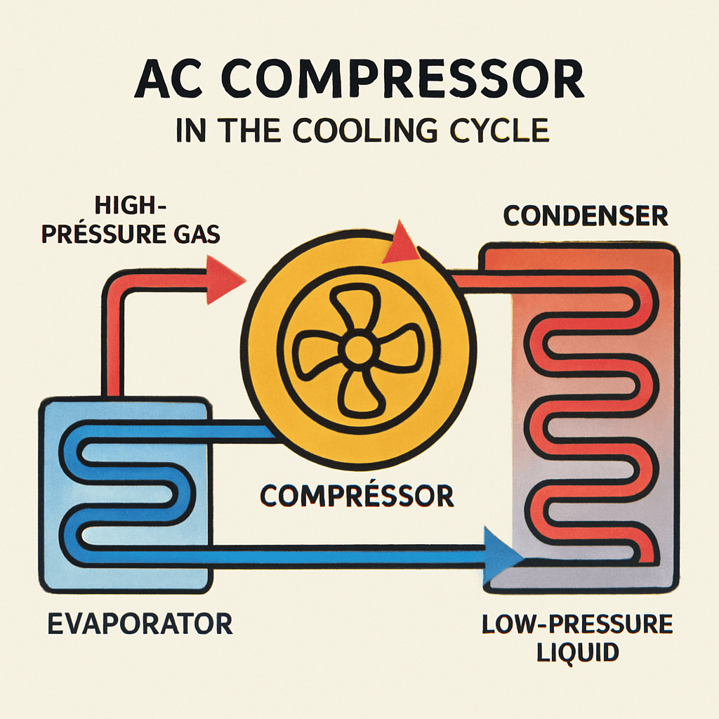how do you know if ac compressor is bad