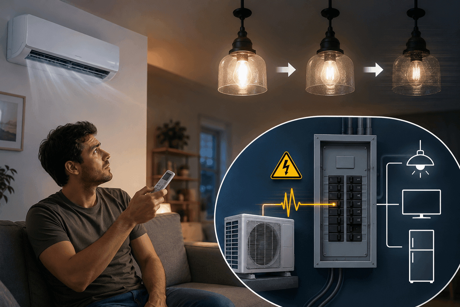Fix Flickering Lights When AC Turns On | Causes & Solutions